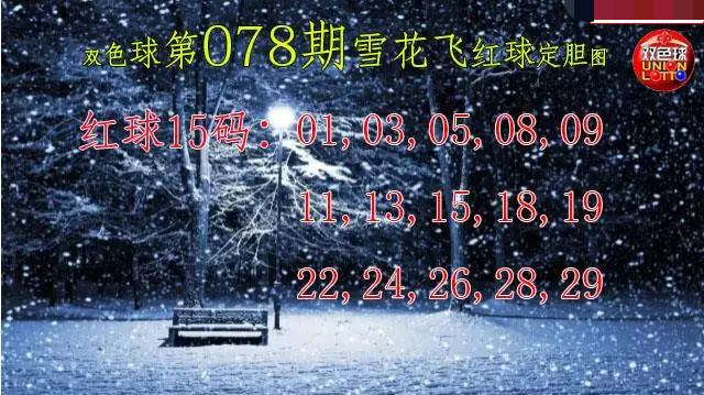 雪花飞红球图