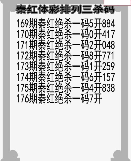 秦红杀码