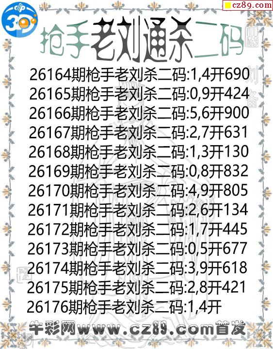 抢手老刘通杀二码