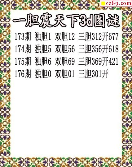 一胆震天下独胆