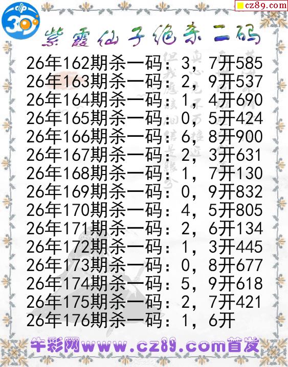 紫霞仙子绝杀二码