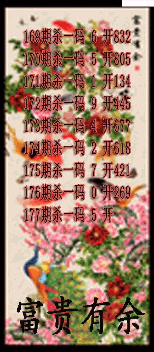 富贵有余杀码