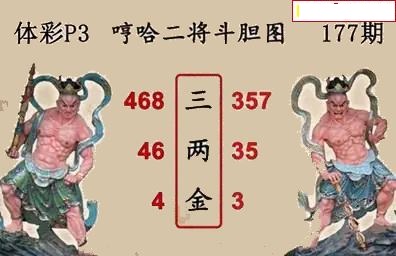 哼哈二将斗胆图