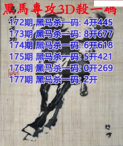 黑马杀码