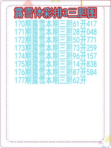 露雪三胆图