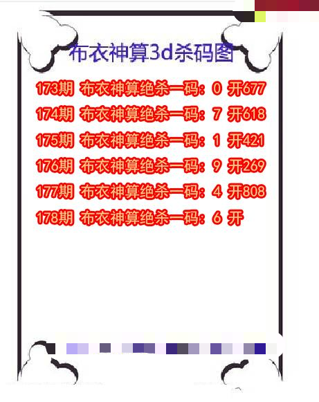 布衣神算杀码