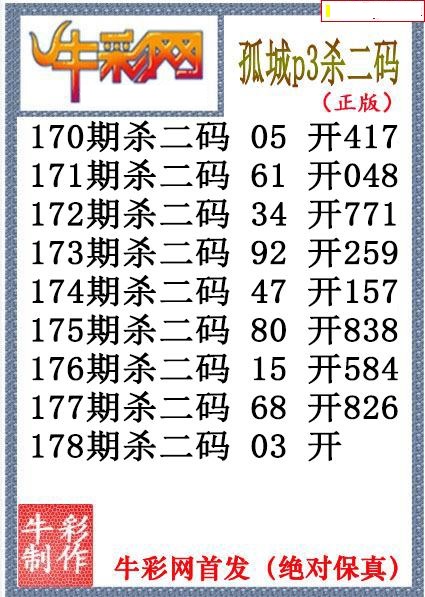 孤城杀码