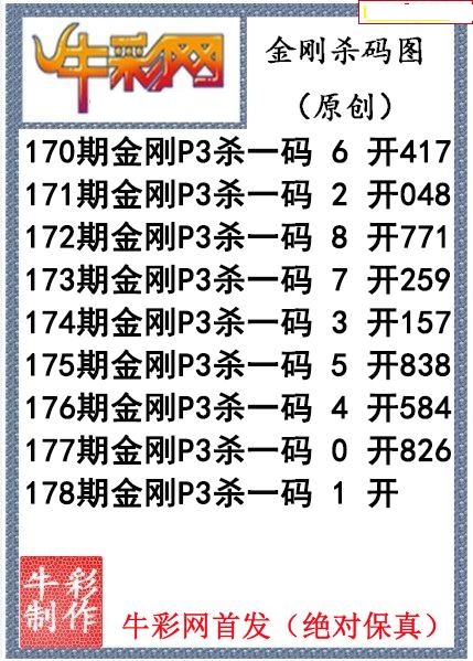 金刚杀码图迷