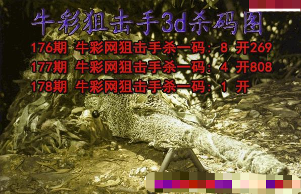 牛彩狙击手杀码