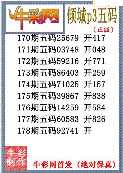 倾城胆码