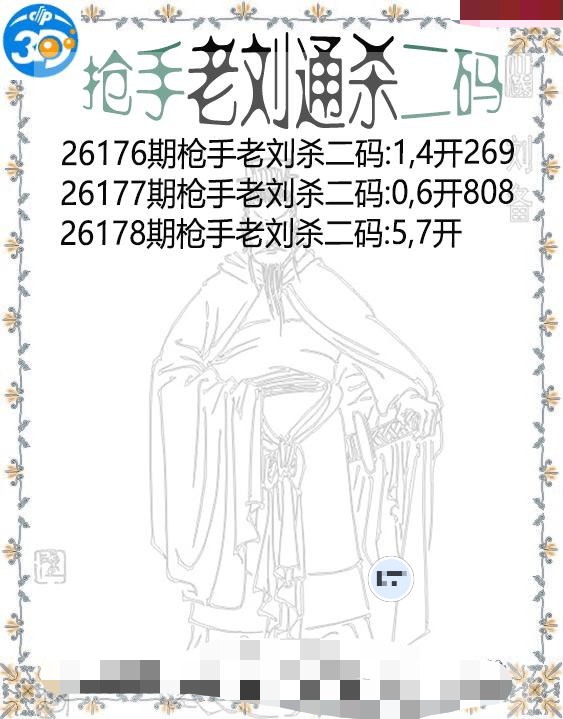 抢手老刘通杀二码