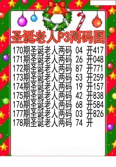 圣诞老人两码图