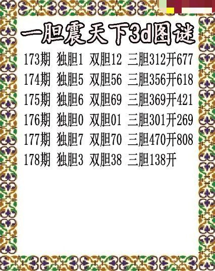 一胆震天下独胆