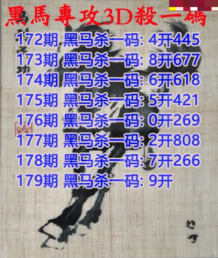 黑马杀码