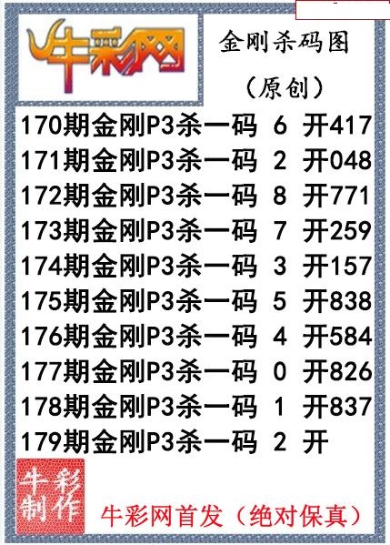 金刚杀码图迷