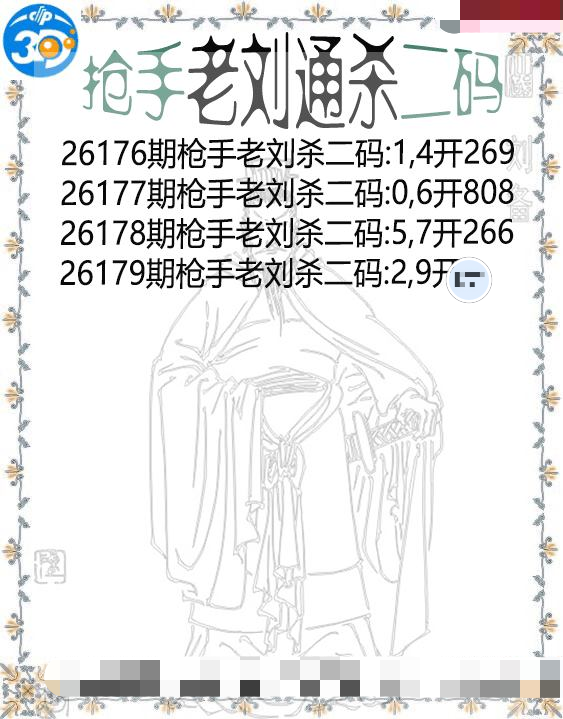 抢手老刘通杀二码