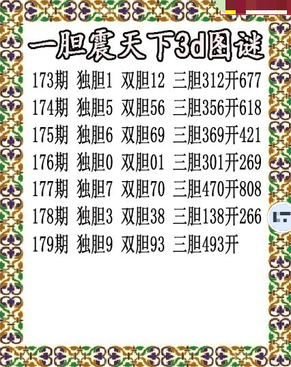 一胆震天下独胆