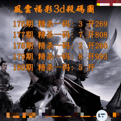 风云杀一码