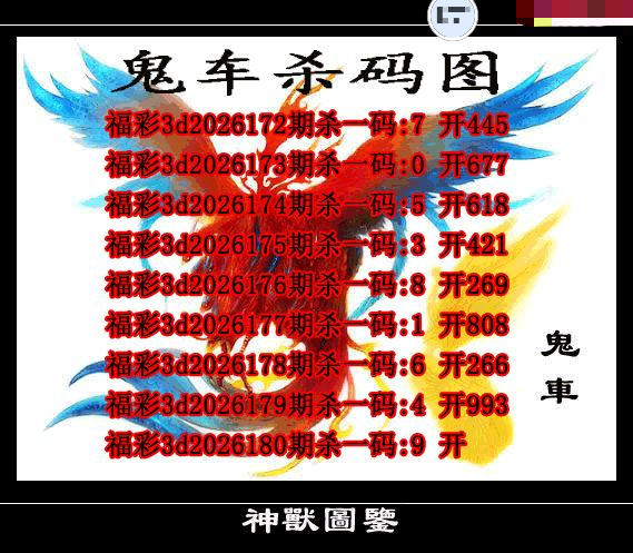 鬼车杀码