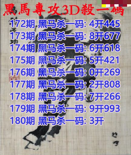 黑马杀码