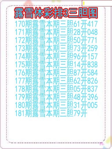 露雪三胆图