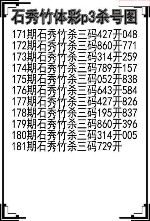 石秀竹杀号图