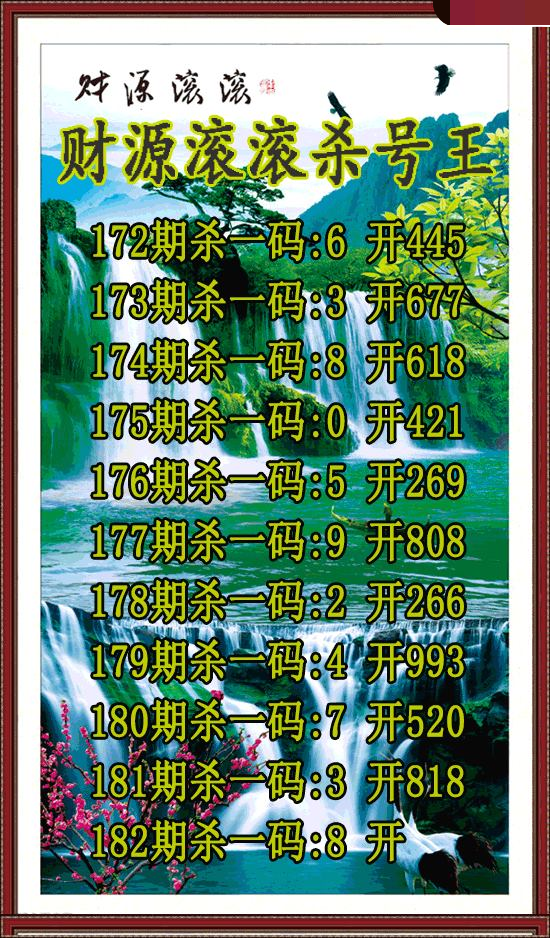 财源滚滚杀号王