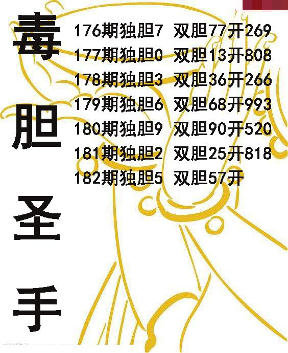 毒胆圣手