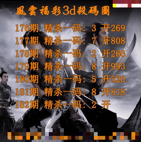 风云杀一码