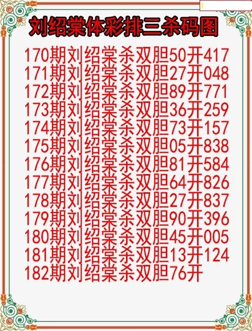 刘绍棠杀码图
