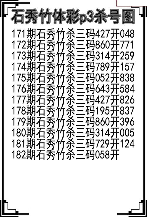 石秀竹杀号图