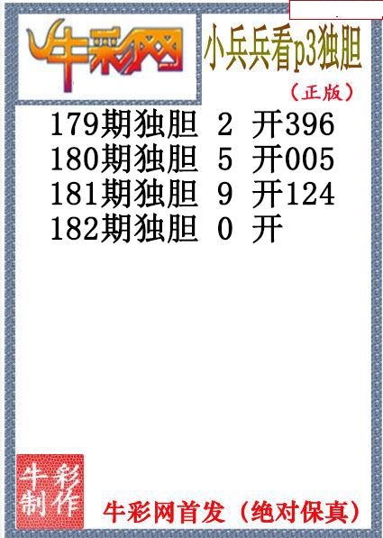 小兵兵独胆