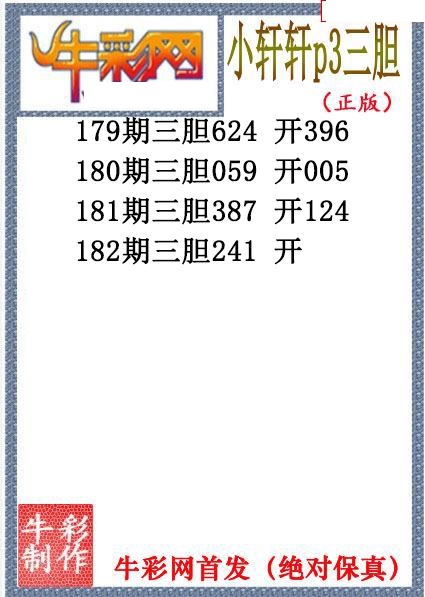 小轩轩三胆