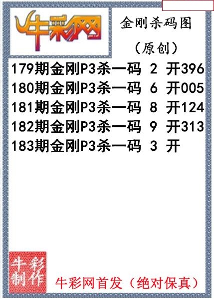 金刚杀码图迷