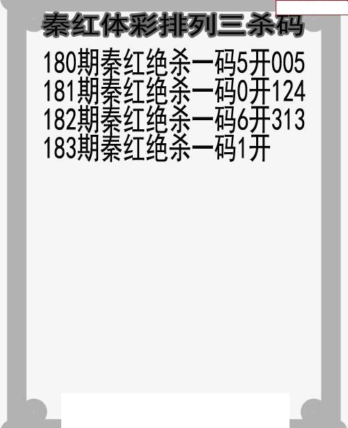 秦红杀码