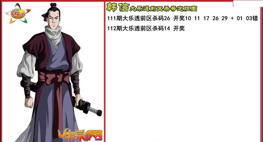 韩信前区杀号定胆图