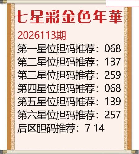 金色年华胆码图