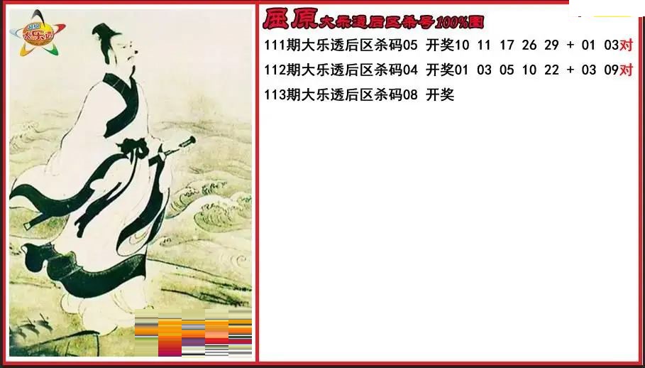 屈原后区杀号图