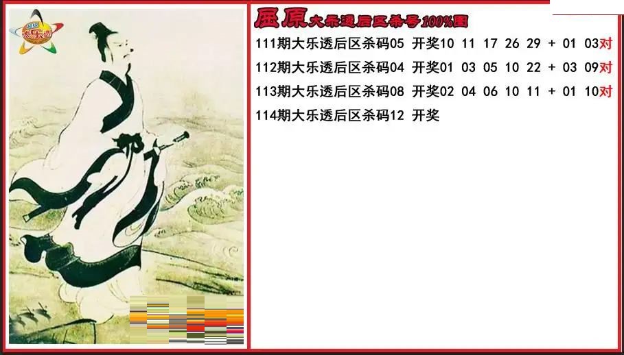 屈原后区杀号图