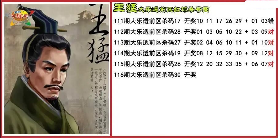 王猛前区杀号图