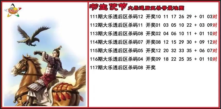 书生使节后区杀号更准图
