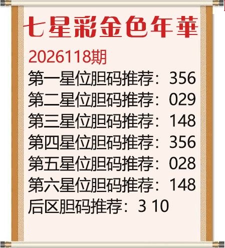 金色年华胆码图