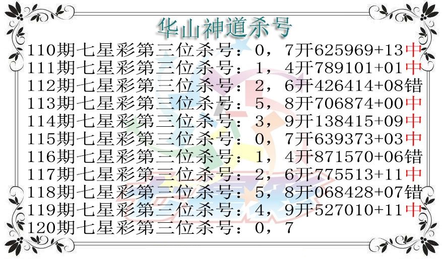 华山神道杀号图