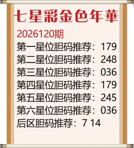 金色年华胆码图