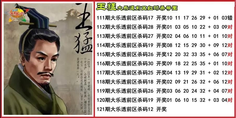 王猛前区杀号图