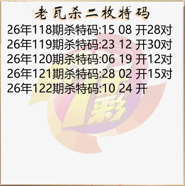 老瓦杀特码
