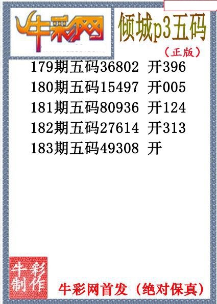 倾城胆码