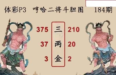 哼哈二将斗胆图