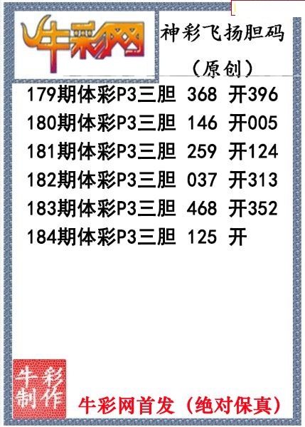 神彩飞扬三胆