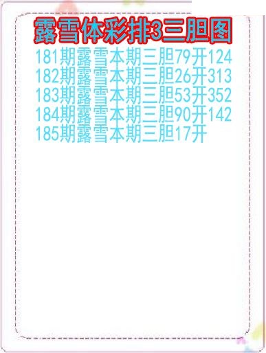 露雪三胆图